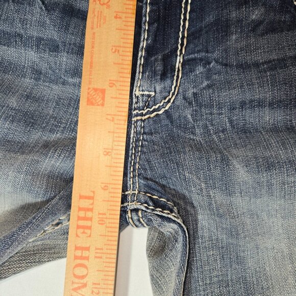 Rock Revival Women’s Jeans Boris Mid Rise Straight Size 31 (Actual 31x30) - Picture 11 of 12